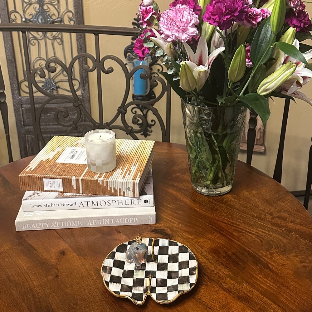 MacKenzie-Childs Frog on Lily Pad Decorative Dish